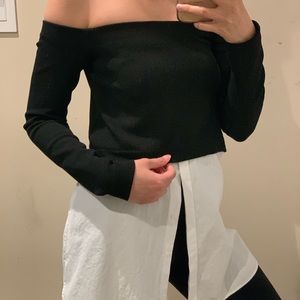 Zara off the shoulder top